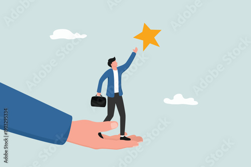 Assistant or mentor to help achieve business goals, target concepts, provide a helping hand to lift entrepreneurs and employees to overcome obstacles and achieve success.