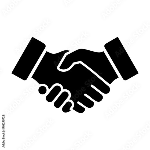 Two hands shaking firmly