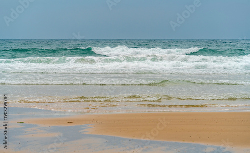 Beach and waves