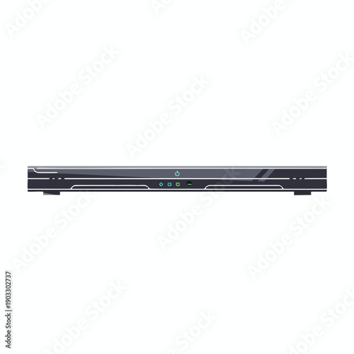 Sleek Soundbar with LED Lights