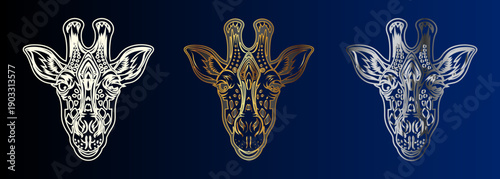 Animal Head Design Elements