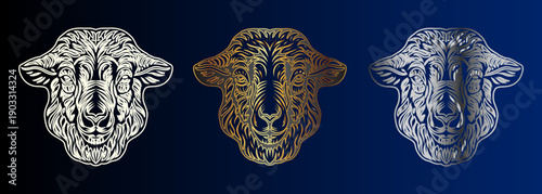 Lion Face Design Variations