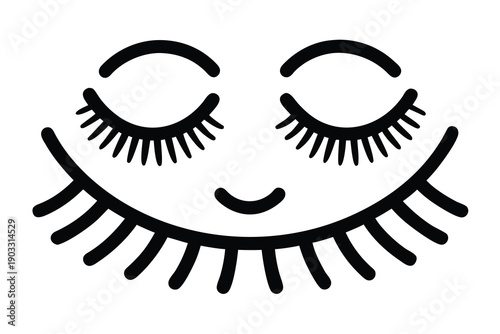 Vector illustration of a funny face mask featuring a cartoon man with a mustache and a wide open smile showing dental teeth for a fun expression