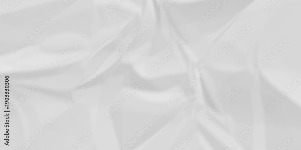 Fototapeta premium White crumpled paper texture. white crumpled paper texture sheet background. Wrinkled paper texture.