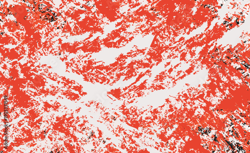 Abstract Red Paint Splatter Texture for Grunge Background Design