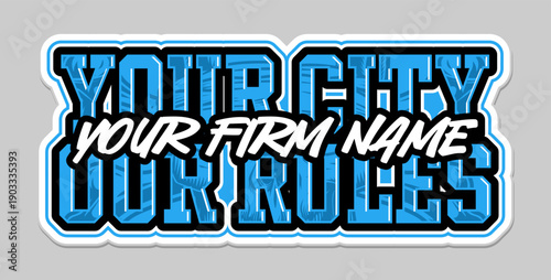 Sticker ultras hooligan football awaydays concept vector design