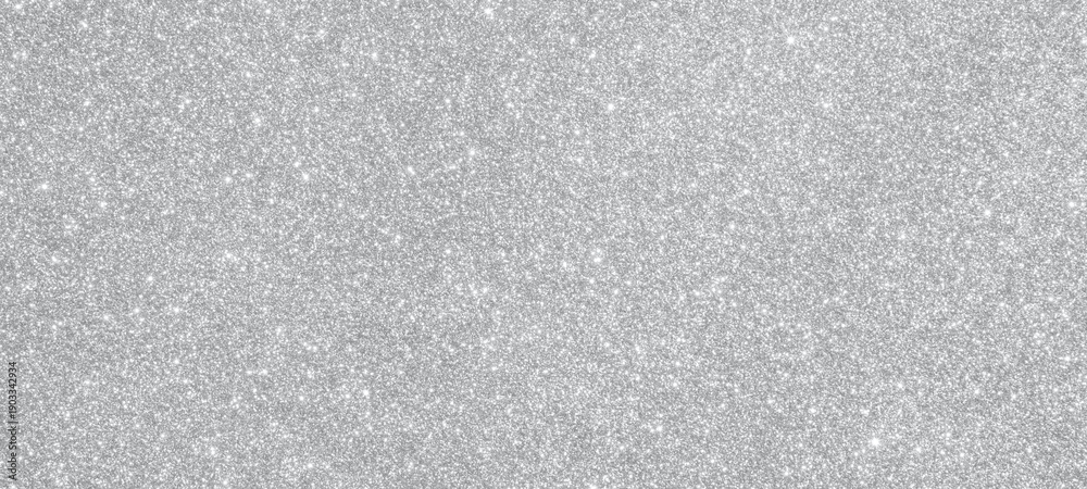 Fototapeta premium Abstract silver glitter sparkle texture background