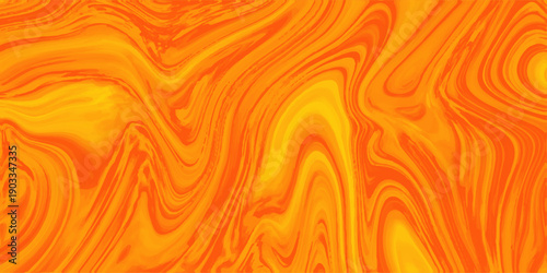Abstract orange background with flowing gold silk waves and liquid satin texture in a motion pattern of light and fire design. orange silk background with soft golden waves and flowing liquid satin