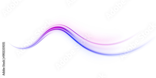 Radiant neon curves depict accelerated digital traffic flow. Light streaks twist with dynamic rhythm. Abstract vector background supports technology branding.