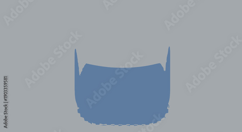 blue medical face mask