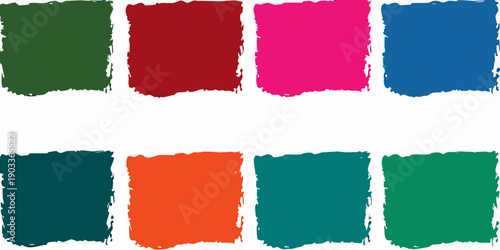 A grid of nine square color swatches on a white background