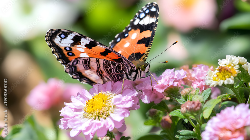 custom made wallpaper toronto digitalbutterfly on flower