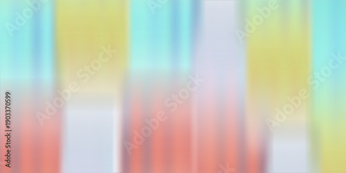 Vector Colorful Blurred Holographic Gradient background. Ribbed glass texture. Pastel Gradient bg. Glossy Ripple Stripes