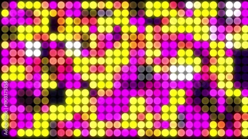 Digital shine ball design, high tech data flow, cyber technology animation design