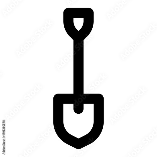 trench shovel icon