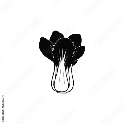 Choy silhouette icon vector flat design.