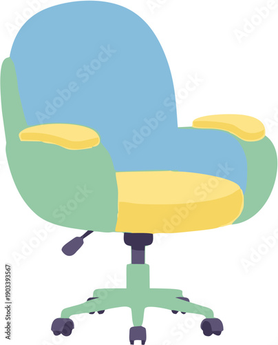 Colorful Office Chair Design.