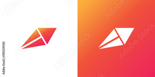 Modern Geometric Arrow Growth Logo Design for Business, Finance and Startup Branding