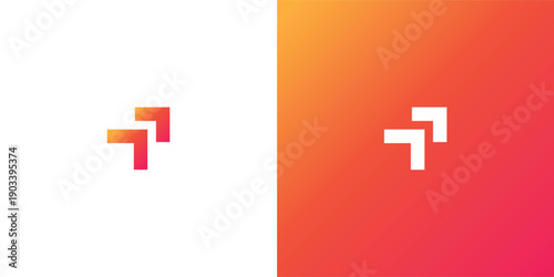 Modern Geometric Arrow Growth Logo Design for Business, Finance and Startup Branding