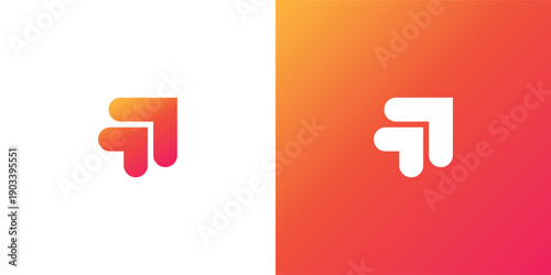 Modern Geometric Arrow Growth Logo Design for Business, Finance and Startup Branding