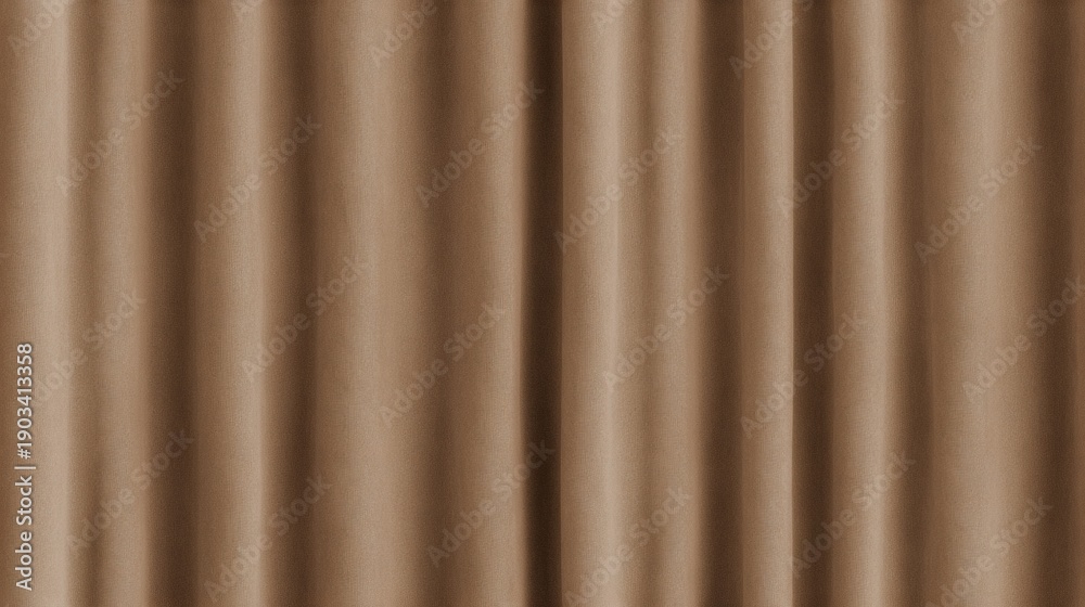 Obraz premium SEAMLESS background of warm light brown velvet, curtains or fabric texture, soft and shiny textile, elegant interior, luxury home decor, repeating pattern. 