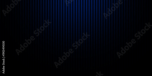 Φωτογραφία Dark abstract background featuring vertical deep blue glowing light illuminating