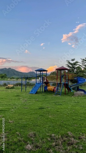 Wallpaper Mural carousel in the park Torontodigital.ca