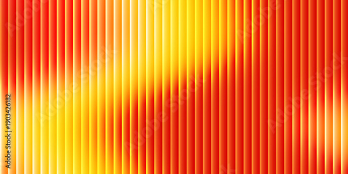 Bild auf Leinwand Vertical striped pattern featuring a gradient of warm colors transitioning from
