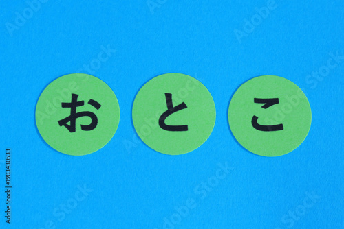 おとこ　の文字