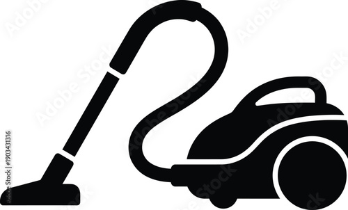 Vacuum Cleaner Silhouette Vector