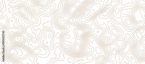  topographic map illustration with intricate brown lines on a white background  The detailed design and complex pattern evoke a sense of curiosity and inspiration, making it perfect for educational,  