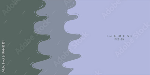 Abstract wet wavy shapes and background simple liquid plastic waves background