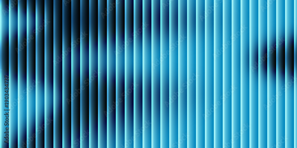 Fototapeta premium Abstract blue gradient striped pattern creates a visually appealing dynamic background for digital designs and artistic projects requiring a calming atmosphere.