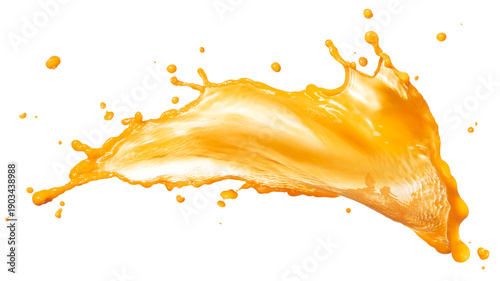 orange juice splash