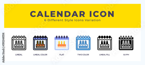 Calender icon vector illustration. trendy styles