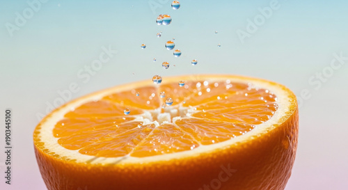 orange juice splash