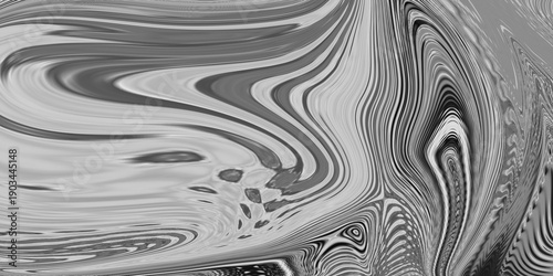 Photos abstract monochromatic liquid flow features smooth, flowing curves and layered g