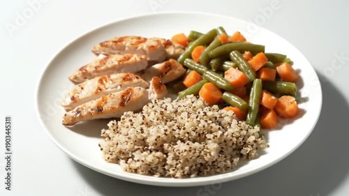 Portion Control Diet Concept