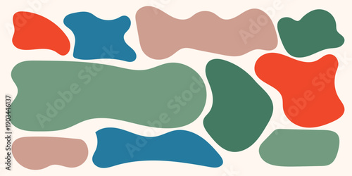 Shape wavy rectangle and organic frame abstract with blob irregular box. Splash wave vector and liquid form fluid with hand water design. Line shape drawn and element organic geometric