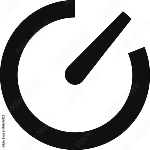 Schedule Renewal Icon – Time Reset and Circular Update Symbol