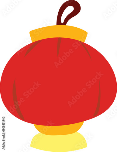 Chinese New Year Hanging Lantern Illustration