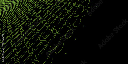 light green black brush wrap car sticker pattern abstract banner sporty lines black light green color combination grunge brush pattern racing motorsport design, Vector Illustration.