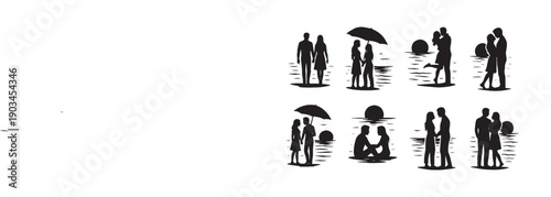 Minimalist Seaside Romance Icon