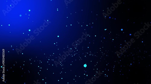 Abstract Gold Particle Motion Background with Shimmering Bokeh – Seamless 4K Loop