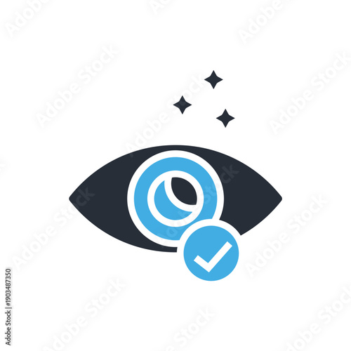 eye health icons minimalist flat style design, eye health Vector illustration on white background