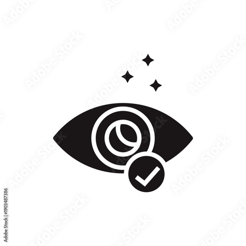 eye health icons minimalist flat style design, eye health Vector illustration on white background