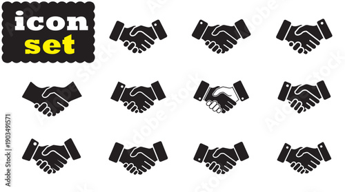 Handshake Icon Set