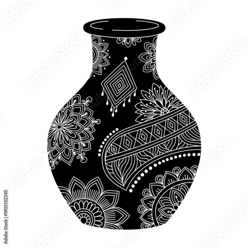 vase on a white background