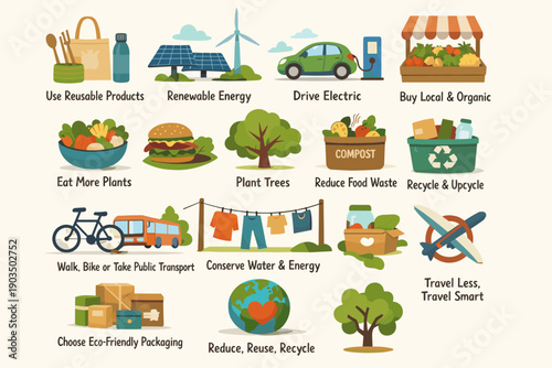 Sustainable living tips for eco-friendly lifestyle and environmental conservation