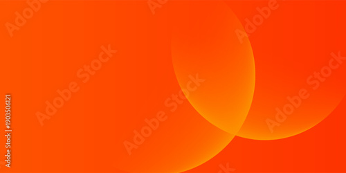 Abstract minimal background with orange color. Dynamic shapes composition. Eps10 vector